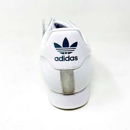 Adidas Originals Samoa Leather White Gray Mens Retro Leather Sneakers 133759