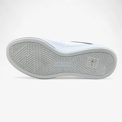 Skechers Cordova Classic Best Behavior White Blue Womens Athletic Sneaker