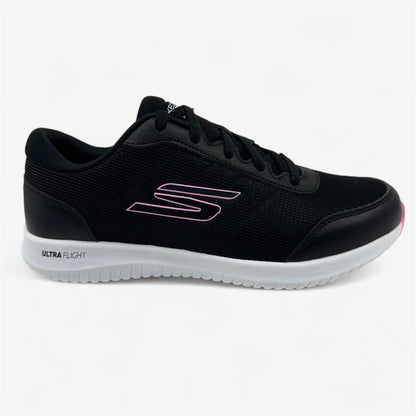 Skechers Go Golf Max Fairway 4 Black Pink Womens Athletic Sneaker