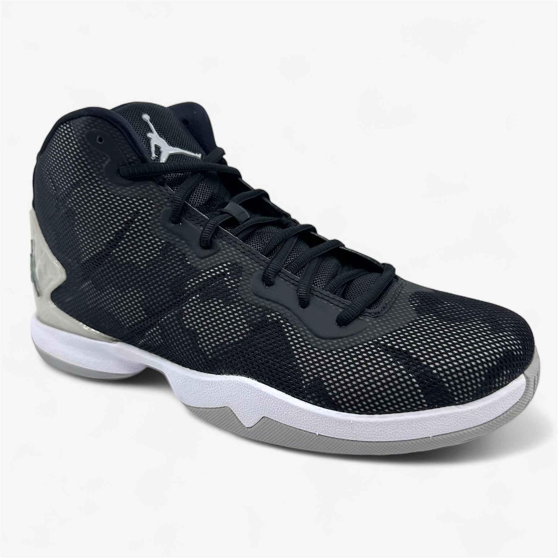 Jordan Super.Fly 4 Black Wolf Grey Infrared 23 Mens Athletic Sneaker