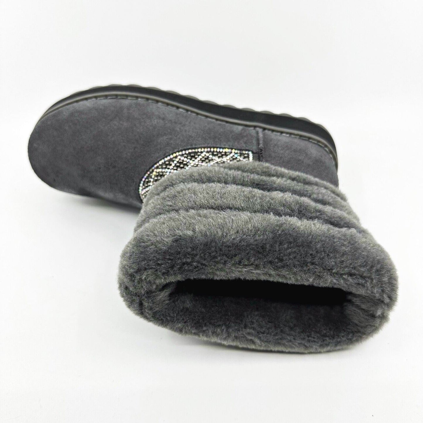 Skechers Keepsakes 2.0 Casual Day Charcoal Womens Size 5 Winter Comfort Boots