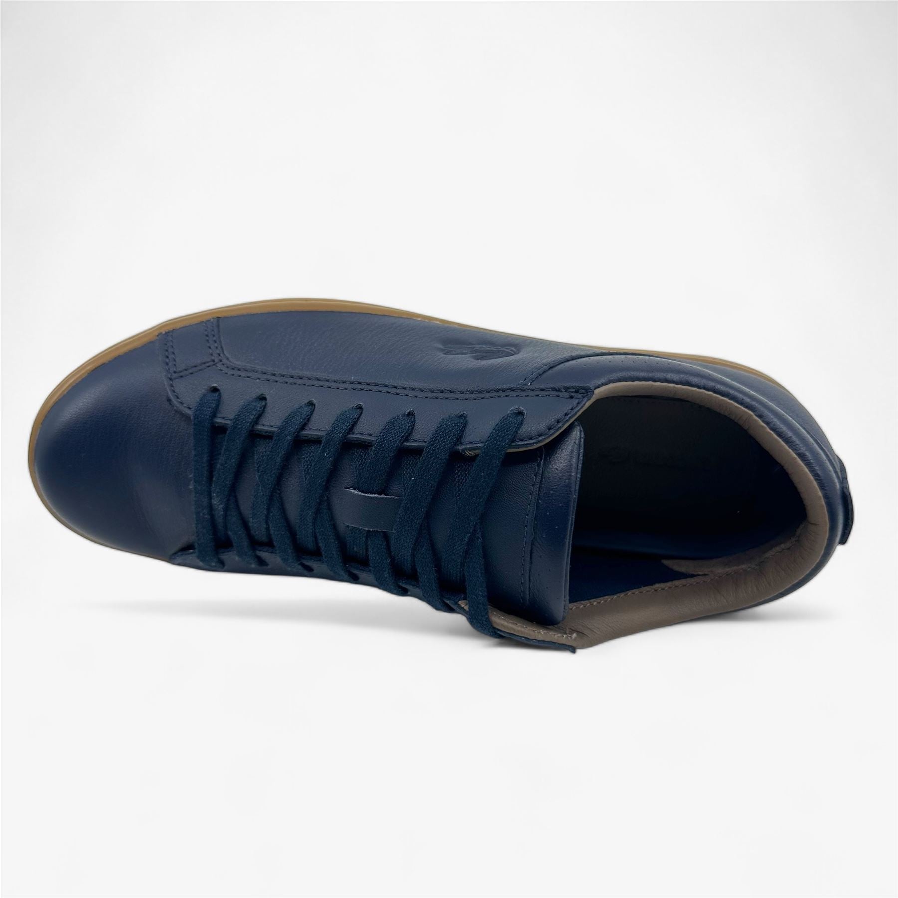 Lacoste Straightset 3 SRM Navy Mens Casual Sneaker