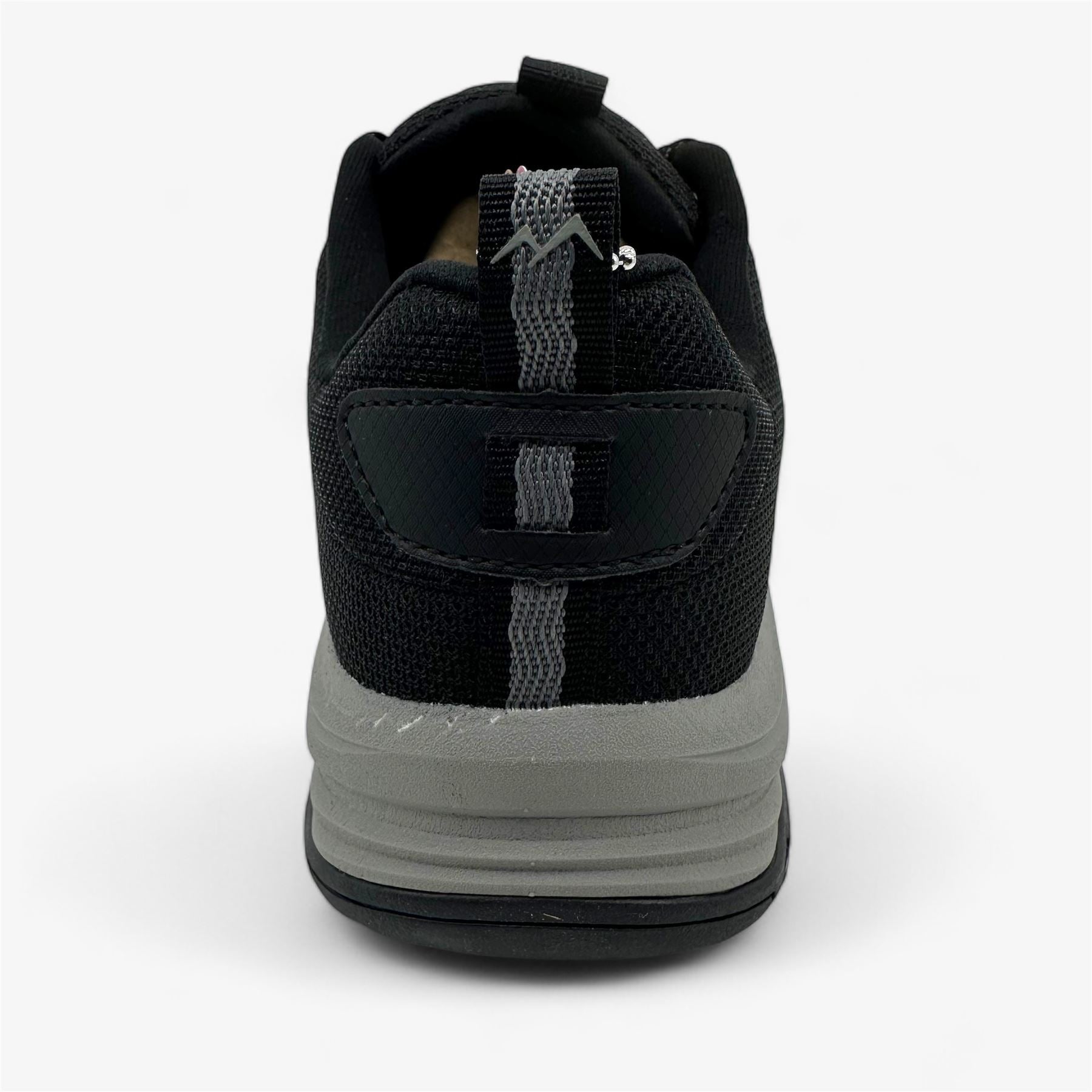 Skechers Trego Trail Destiny Black Charcoal Womens Wide Athletic Sneaker