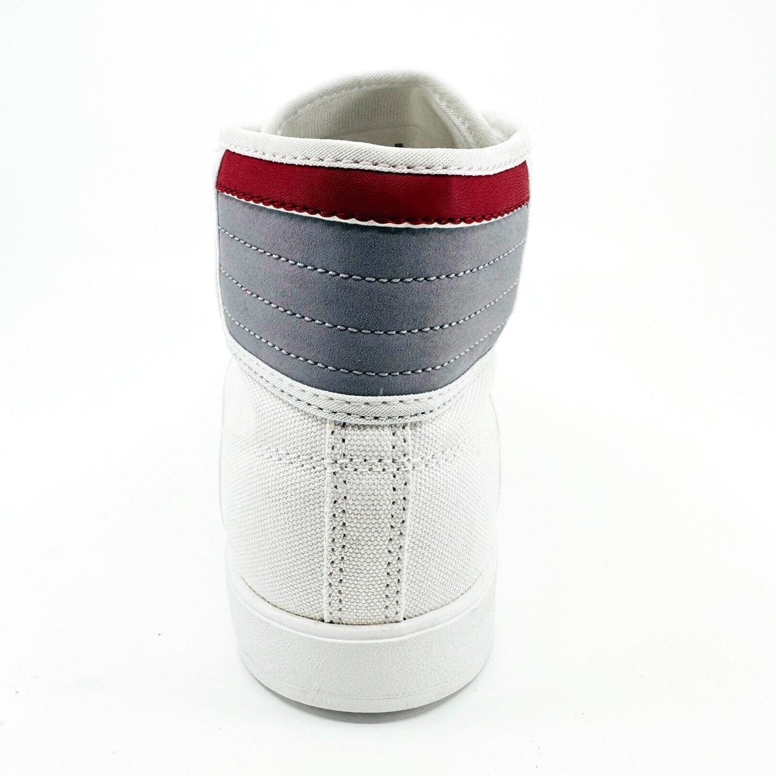 Jordan Sky High Canvas White Varsity Red Cement Grey Mens Sneakers 407282 101