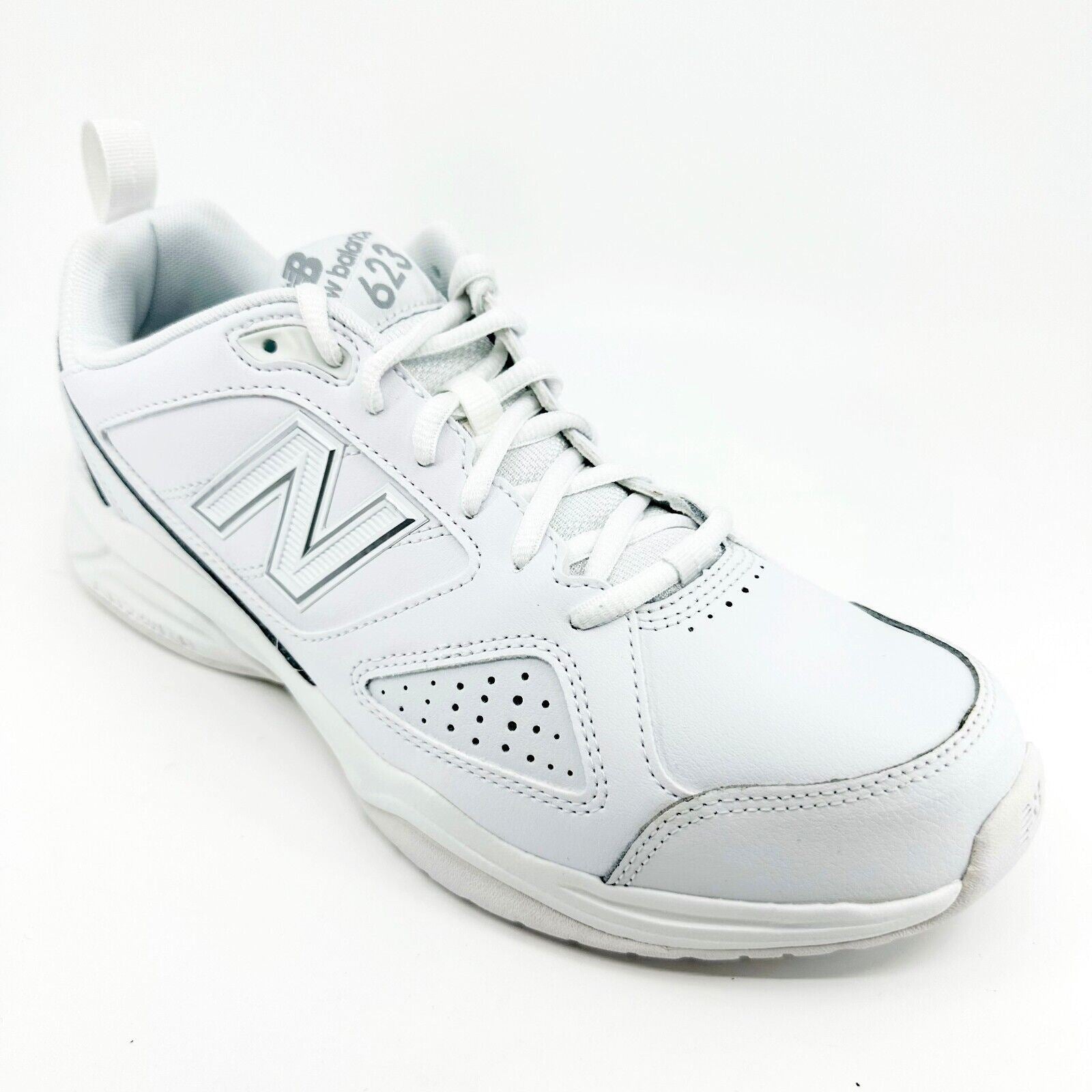 New Balance 623 Triple White Mens Casual Trainers Sneakers MX623AW3
