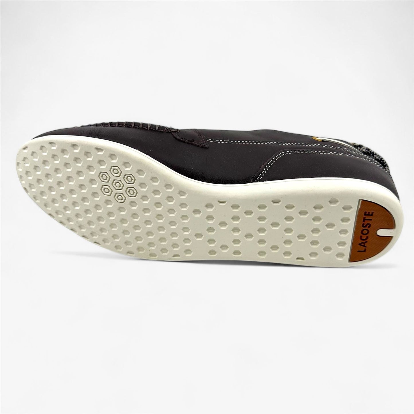 Lacoste Dreyfus CQ 2 US SPM Dark Brown Off White Mens Size 13 Casual Sneaker