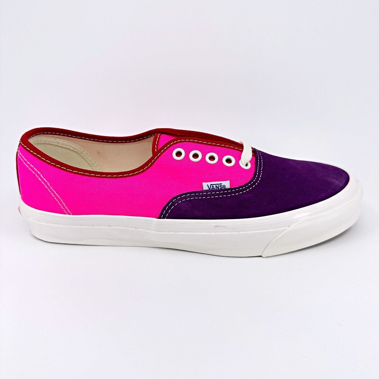 Vans Vault OG Authentic LX Grape Juice Pink Mens Suede Canvas Sneakers