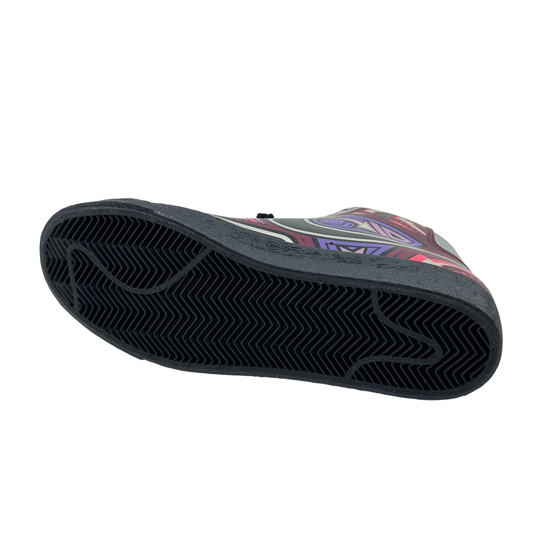 Nike Blazer High Black Red Purple Mens Athletic Sneaker