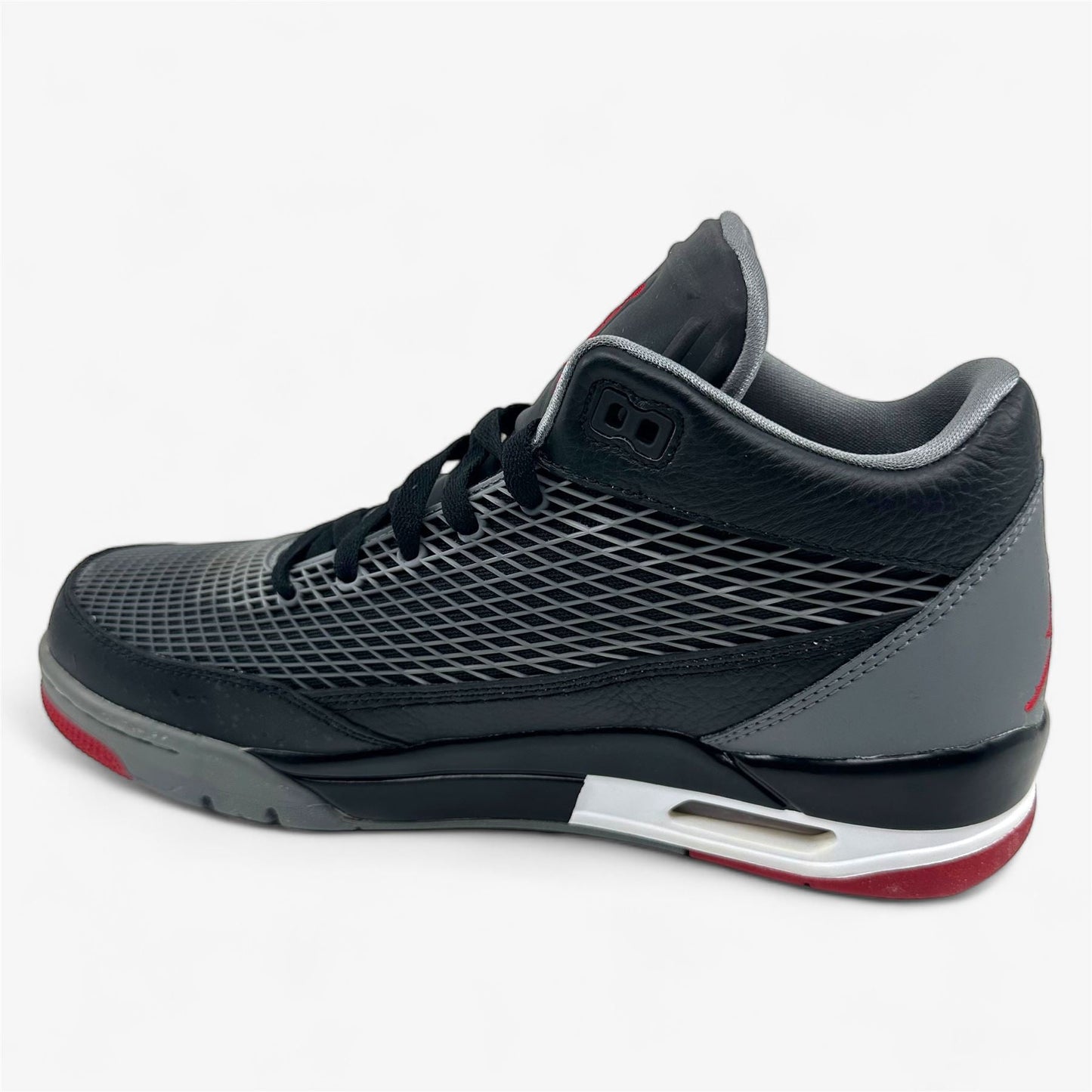 Jordan Flight Club 80's Black Gym Red Cool Grey White Mens Size 9 Sneaker