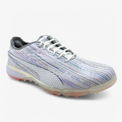 PUMA Proadapt Spectra White Silver Mens Waterproof Golf Shoes
