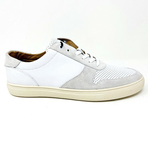 Clae Gregory SP White Leather Cream Mens Premium Casual Sneakers