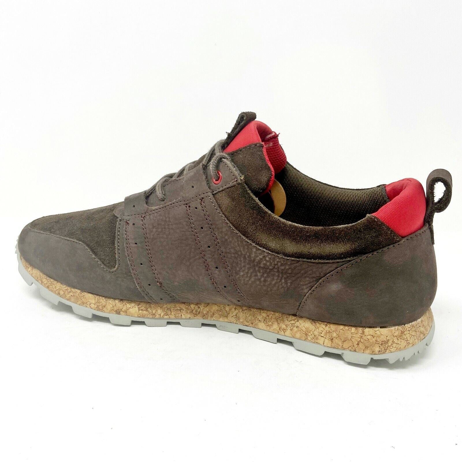 Clae Mills Chocolate Umber Suede Brown Mens Premium Casual Sneakers