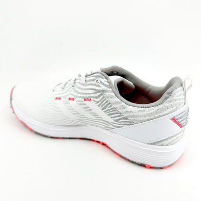 Adidas SZG SL White Pink Womens Waterproof Spikeless Golf Shoes GZ3912