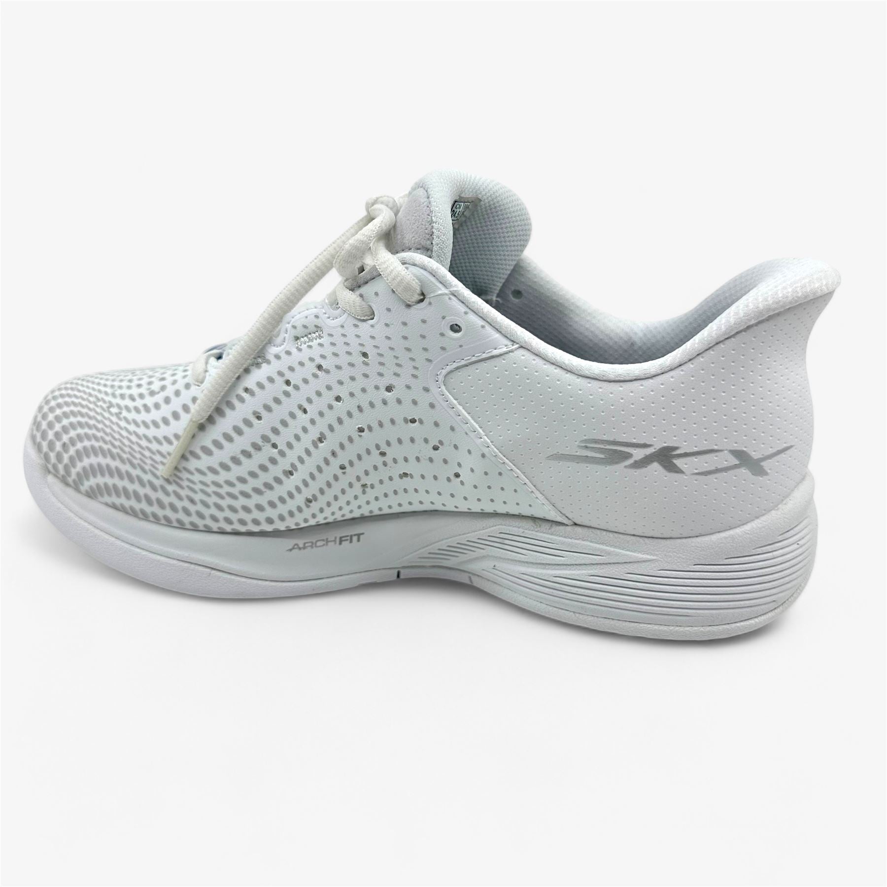 Skechers Viper Court Reload White Womens Athletic Pickleball Sneaker