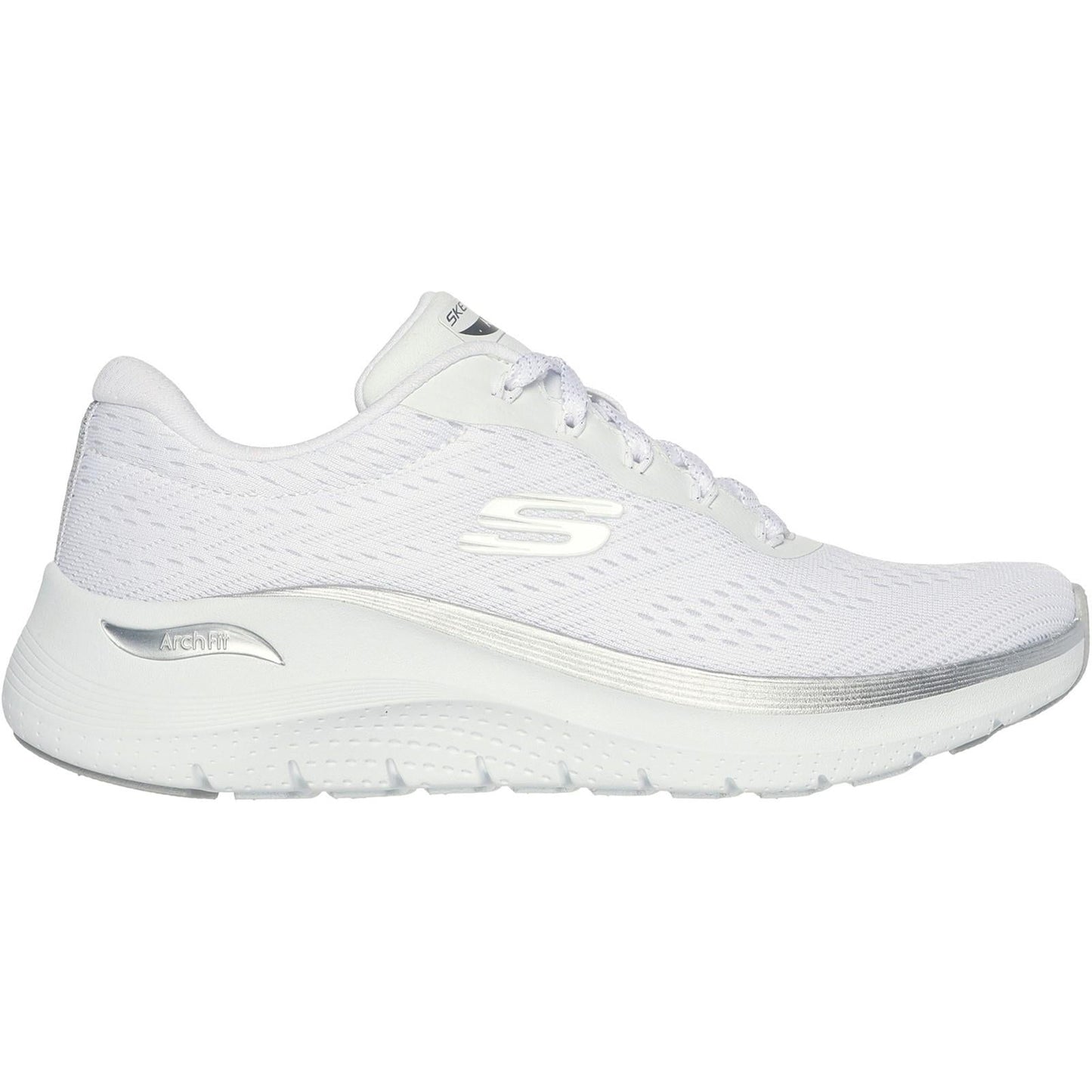 Women's Wide Fit Skechers Arch Fit 150067 2.0 Glow The Distance Trainers