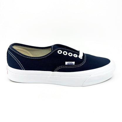 Vans Vault OG Authentic LX (Canvas) Navy Blue White Womens Casual Sneakers