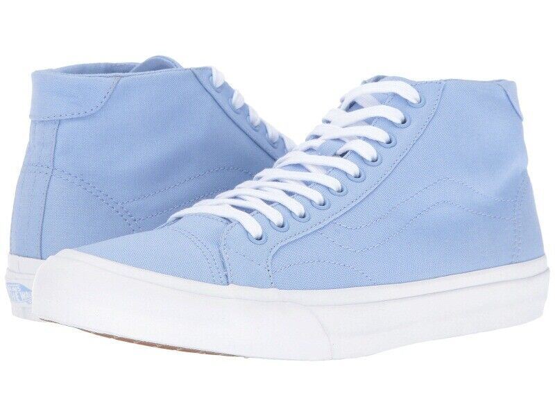 VANS Court Mid (Canvas) Serenity Baby Blue White Womens Size 9.5 Sneakers