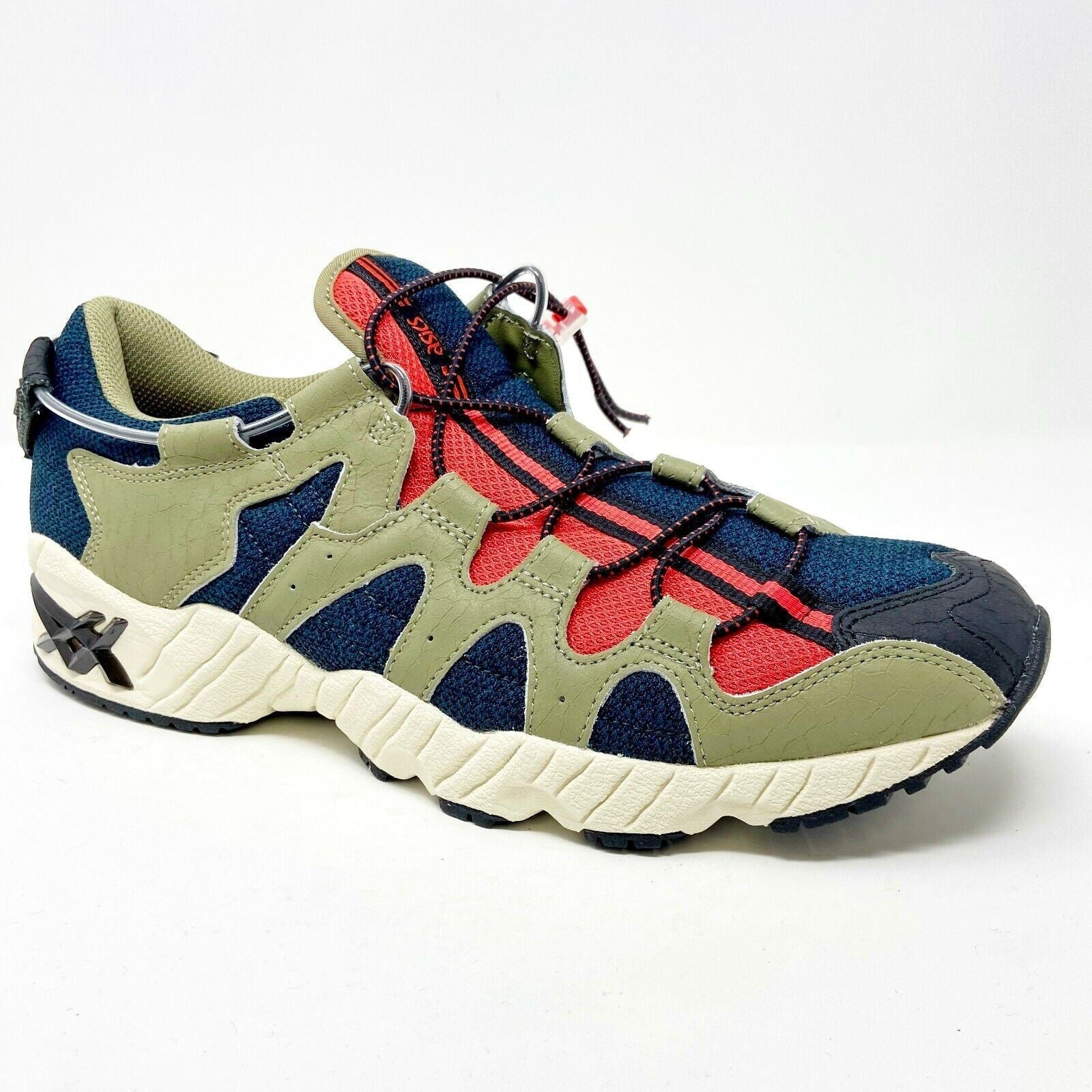 Asics Tiger Gel-Mai Dark Ocean Aloe Green Mens Running Shoes 1193A042 400