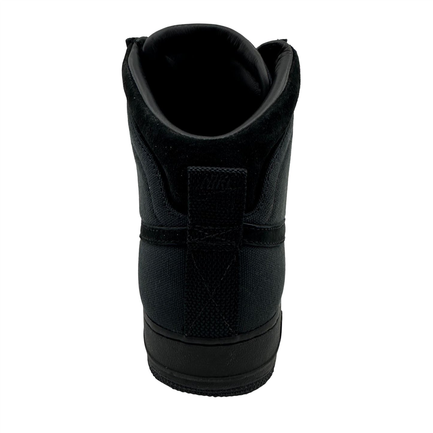 Nike Air Force 1 High Deconstructed Military Triple Black Mens Sneaker