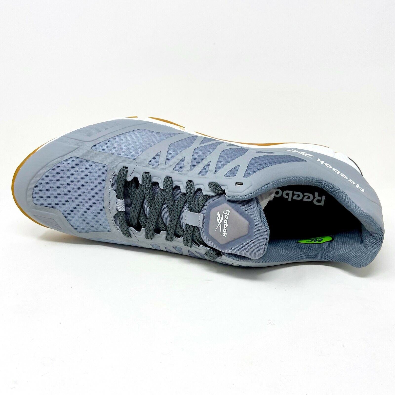 Reebok Speed TR Gray White Gum Mens Running Gym Trainer Shoes FZ0420