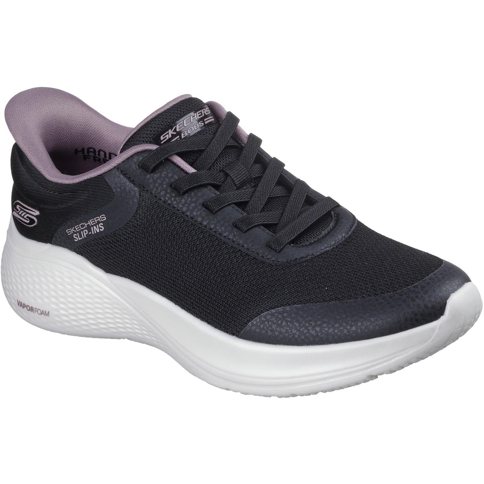 Women's Wide Fit Skechers 117555 Slip-ins Bobs Sport Infinity Vapor Glow Trainers
