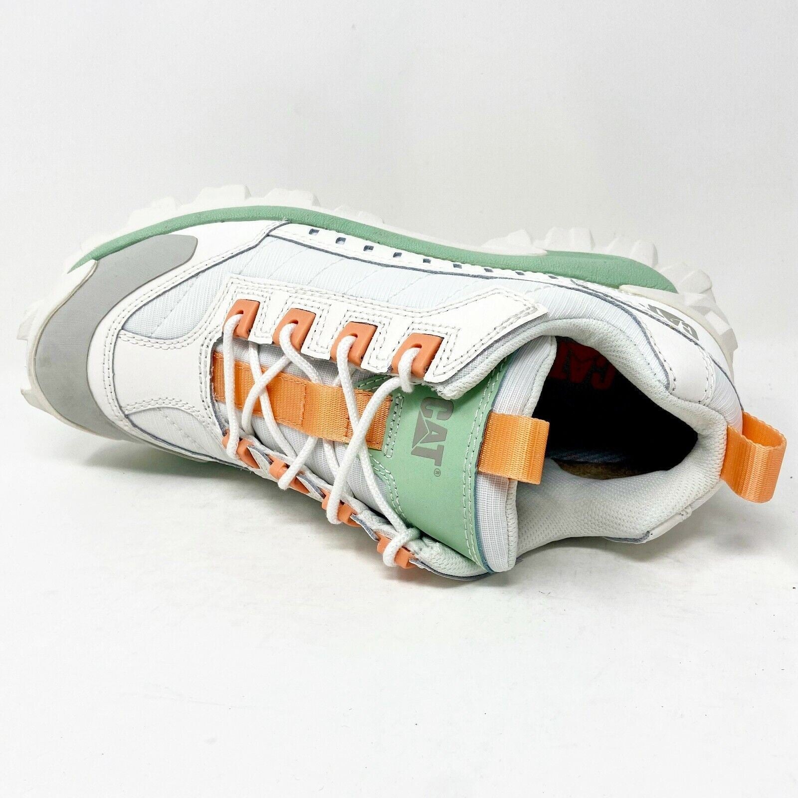 Caterpillar CAT Intruder Oxford Star White Pastel Green Mens Shoes P724500