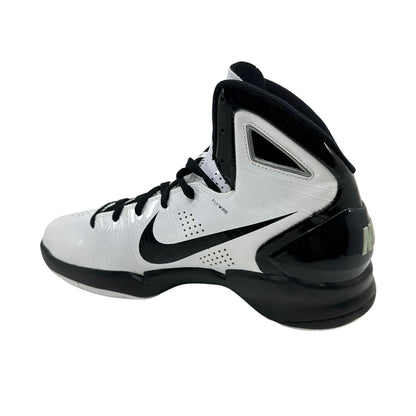 Nike Hyperdunk 2010 White Black Metallic Silver Mens Size 11 Athletic Sneaker