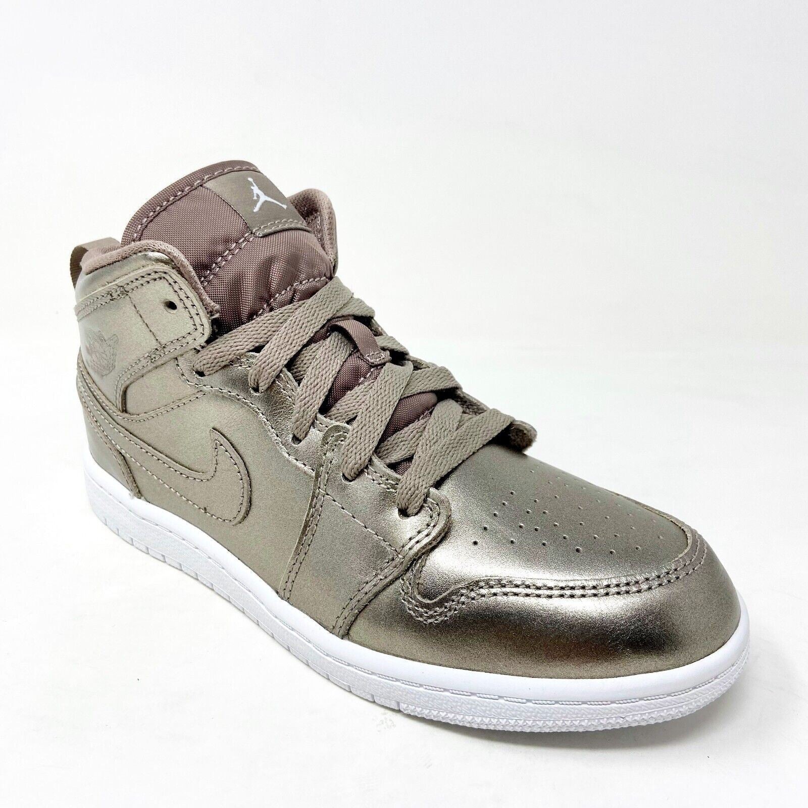 Jordan 1 Mid SE PS Sepia Stone White Noble Preschool Kids Sneakers AV5173 200