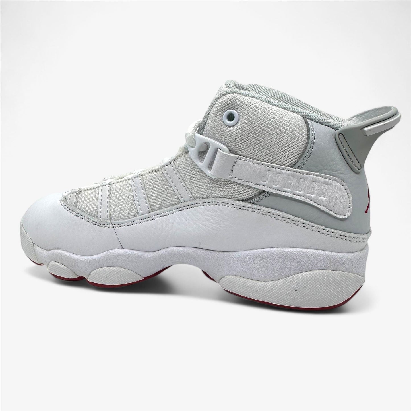 Jordan 6 Rings PS White Mystic Hibiscus Kids Size 2 Athletic Sneaker
