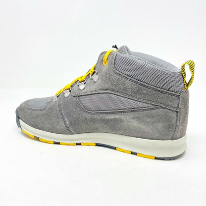 Timberland Earthkeeper GT Scramble Mid Nubuck Gray Yellow Kids Boots 4893R
