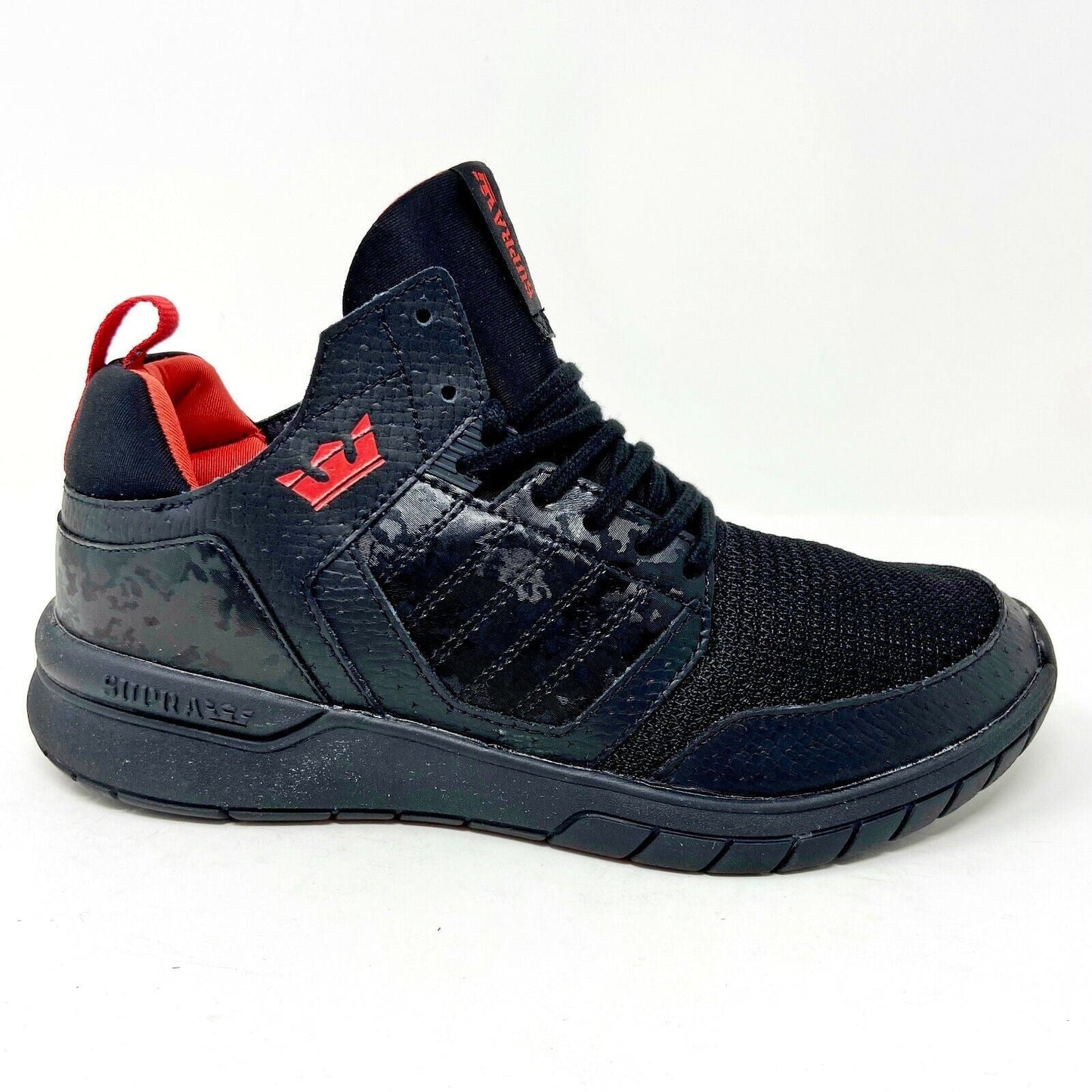 Supra Method Black Black Mens Size 7 Casual Sneakers 88022 001