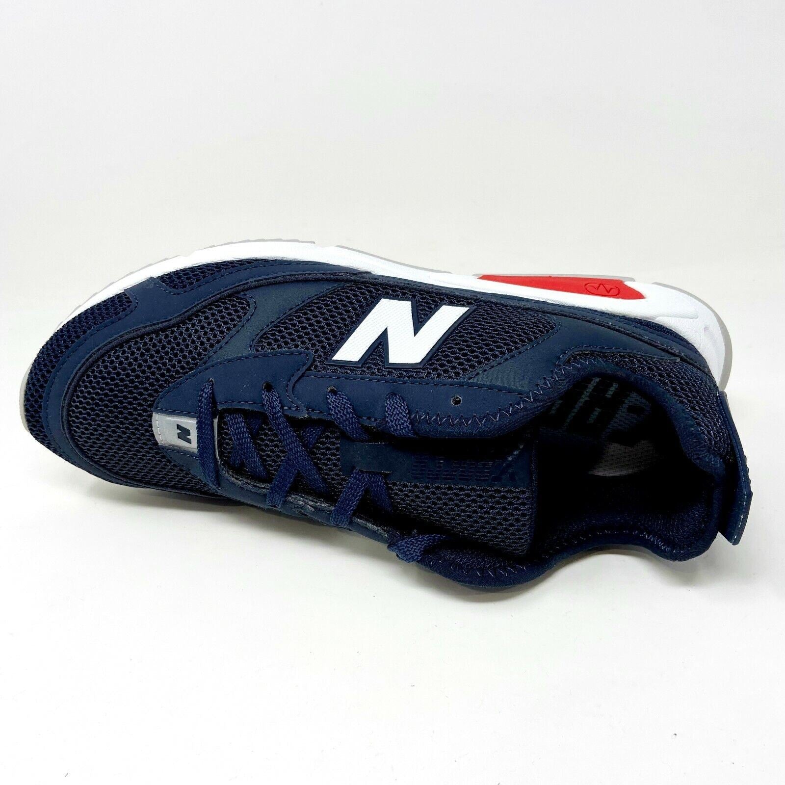 New Balance X-Racer Navy White Red Abzorb Mens Atheltic Sneakers MSXRCJL