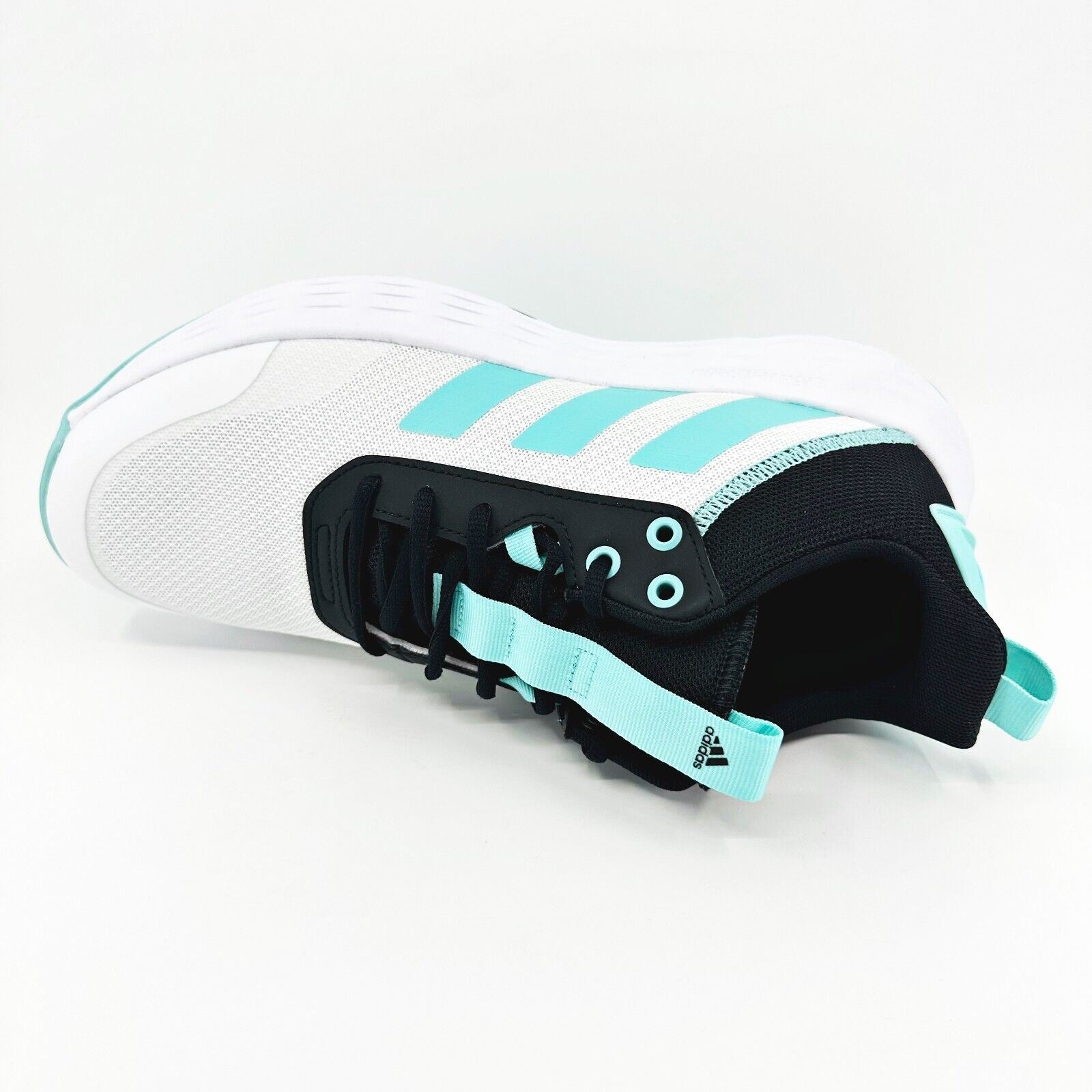 Adidas Own The Game 2.0 White Aqua Black Mens Basketball Shoes IF2687