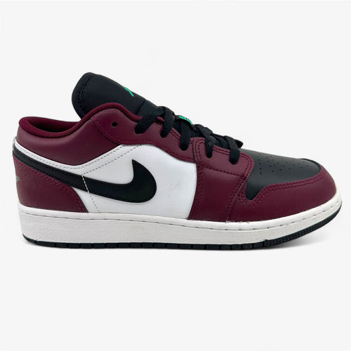 Jordan Air Jordan 1 Low SE (GS) Dark Beetroot Black Roma Green Kids Size 3.5 Sneaker