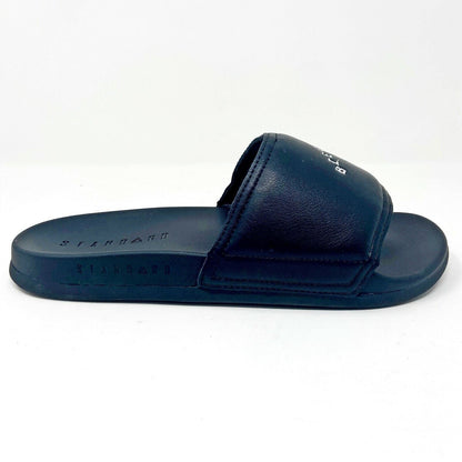 STNDRD Standard Los Angeles Monaco Blessed Black Mens Slides Sandals