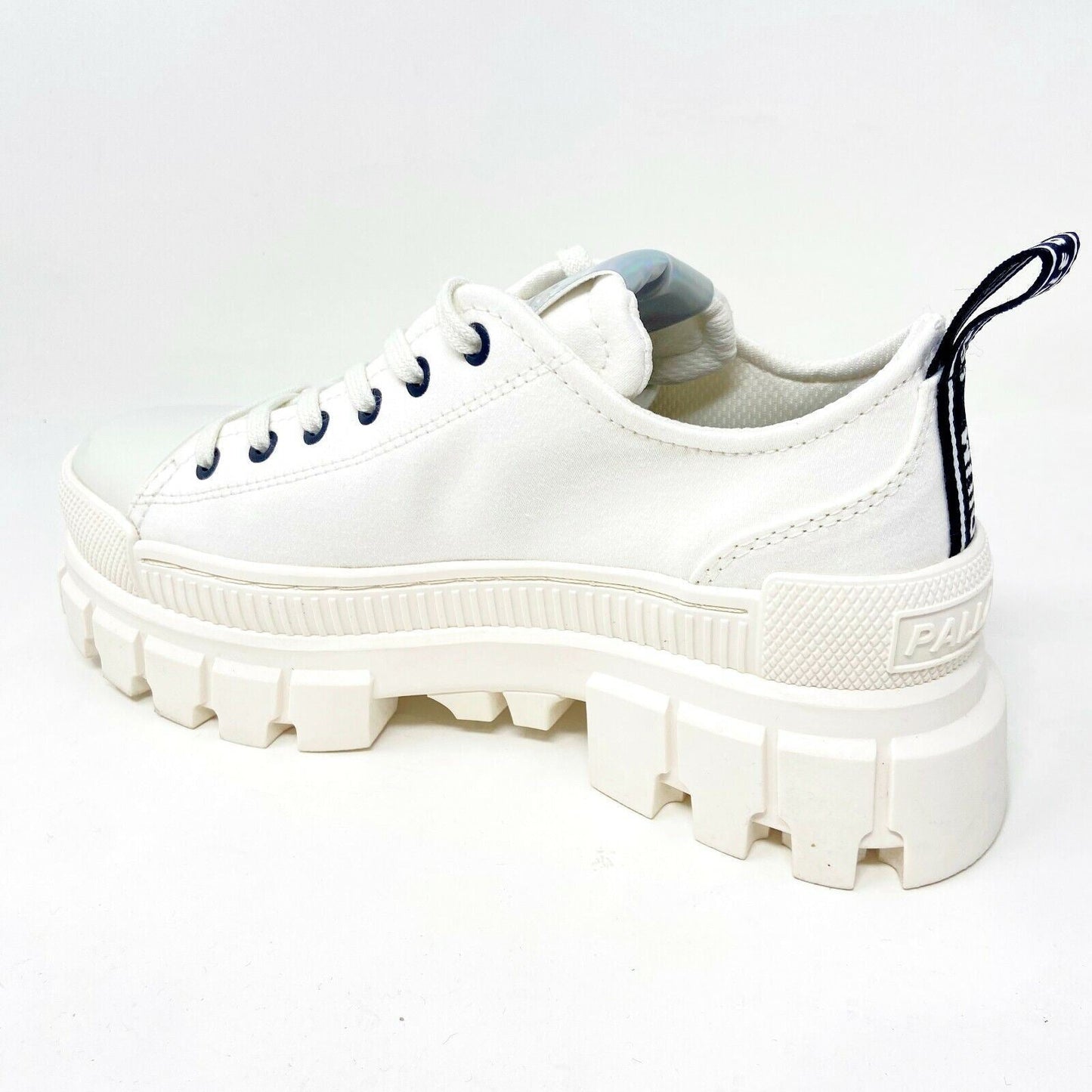 Palladium Revolt LO TX Star White Womens Platform Boots 97243 116