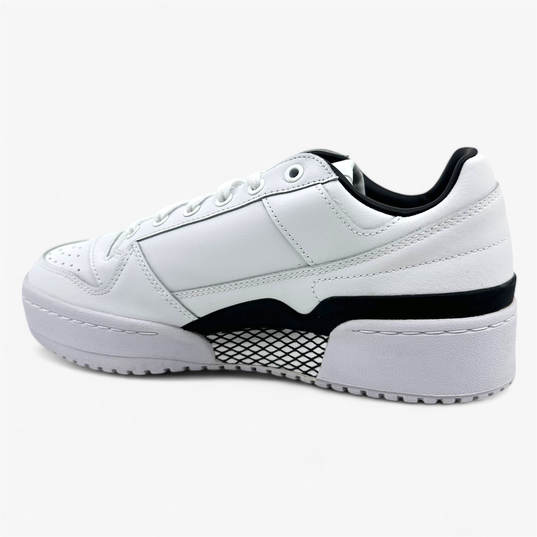 Adidas Forum Bold White Black Womens Size 9.5 Athletic Sneaker