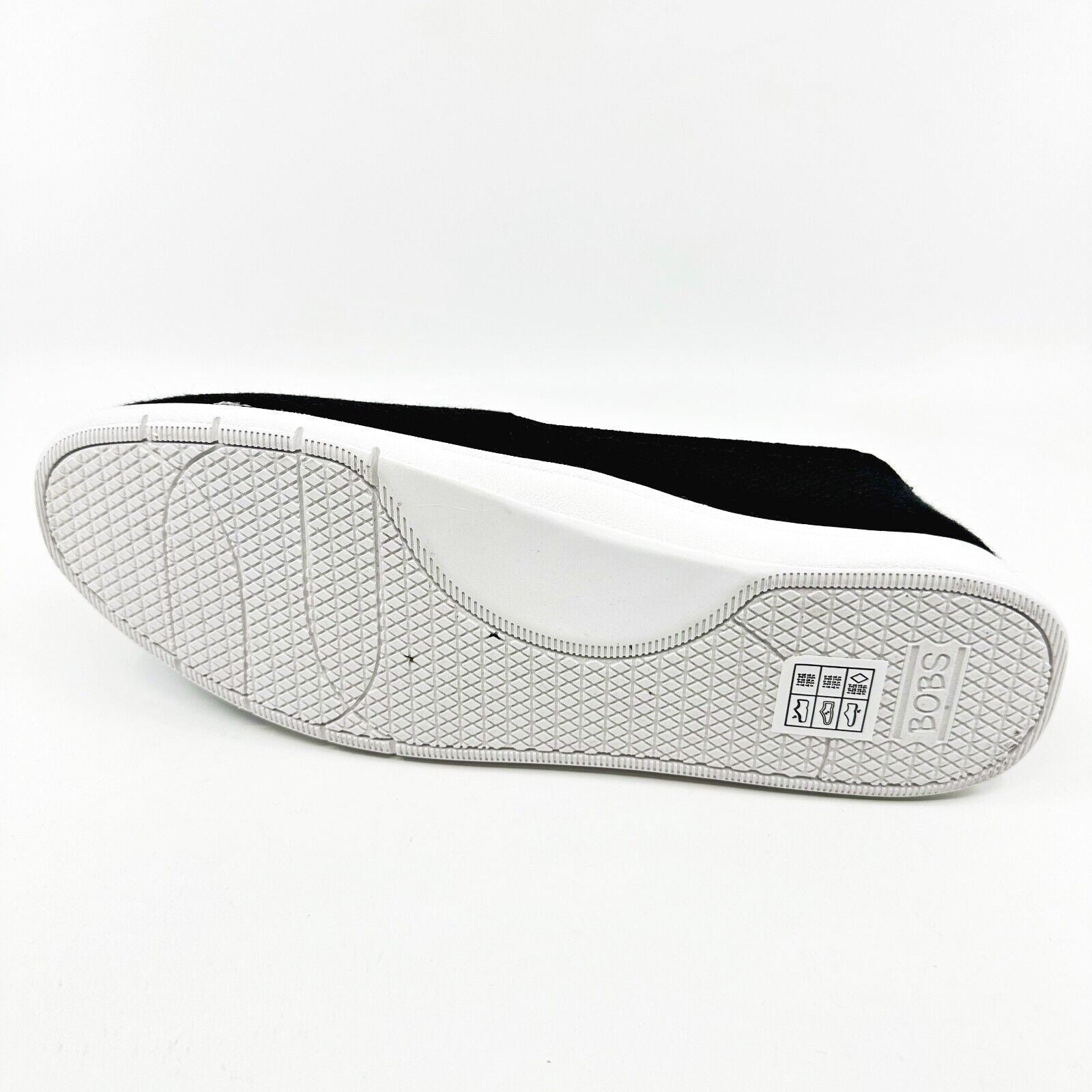 Skechers Arch Fit Plush Breeze Babe Black Womens Slip On Shoes