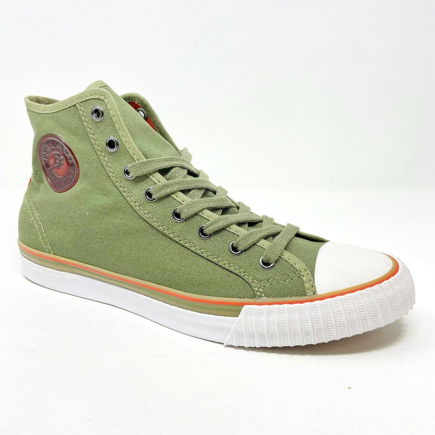 PF Flyers Center Hi Reiss Army Olive Green White Mens Shoes Sneakers PM11CH2B