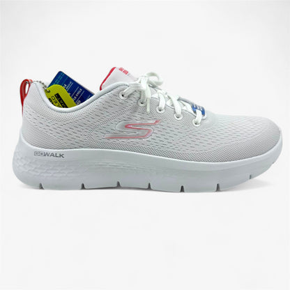 Skechers Go Walk Flex Cali White Hot Coral Womens Size 9.5 Athletic Sneaker