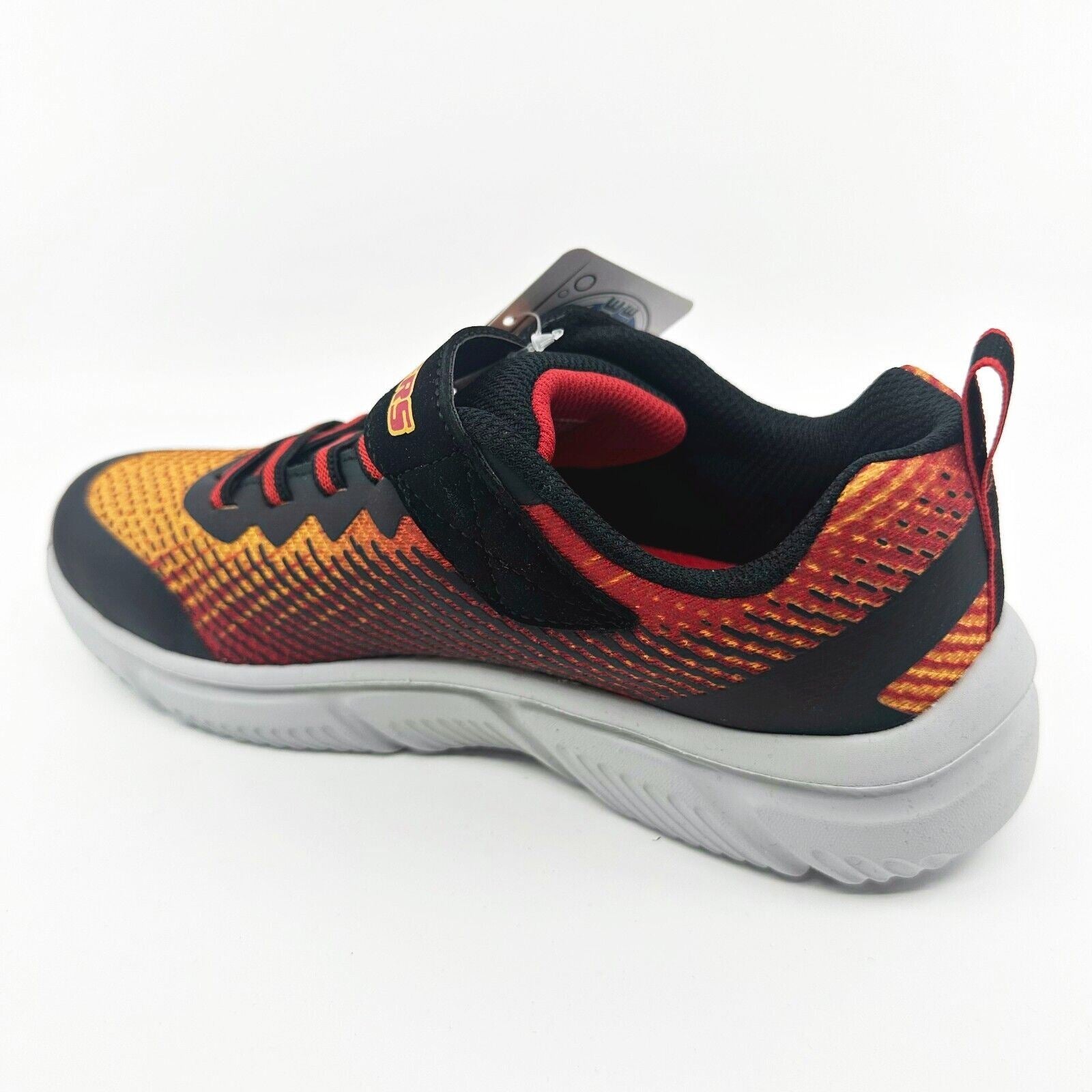 Skechers Go Run 650 Norvo Black Red Kids Size 5 Sneakers