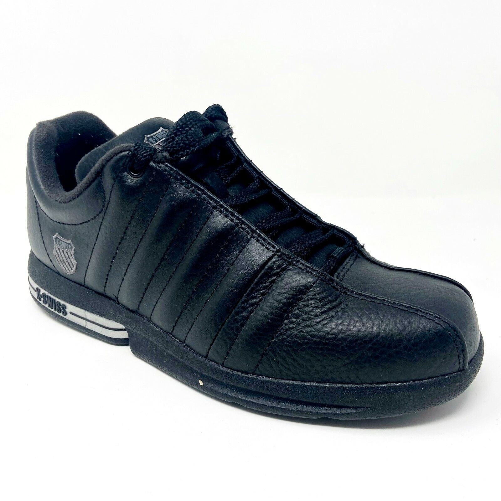 K-Swiss Renz Black Charcoal Child Kids Casual Sneakers 81271006