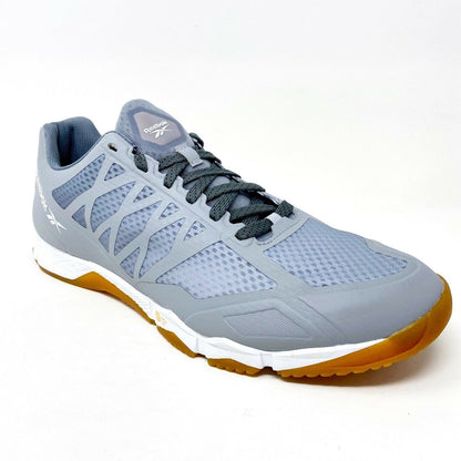 Reebok Speed TR Gray White Gum Mens Running Gym Trainer Shoes FZ0420