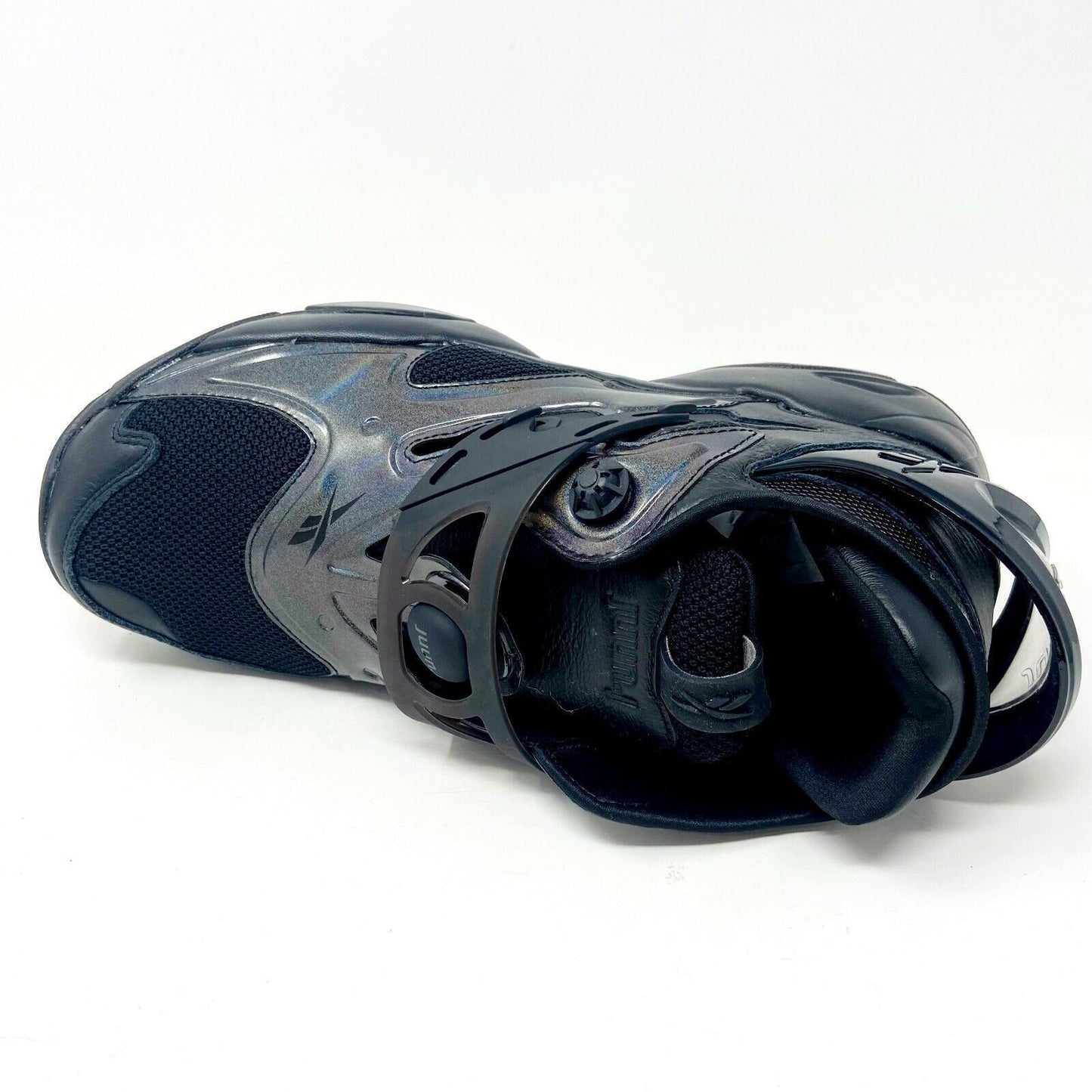 Reebok x JUUN J  Pump Court Black Metallic Mens Basketball Sneakers FZ3890