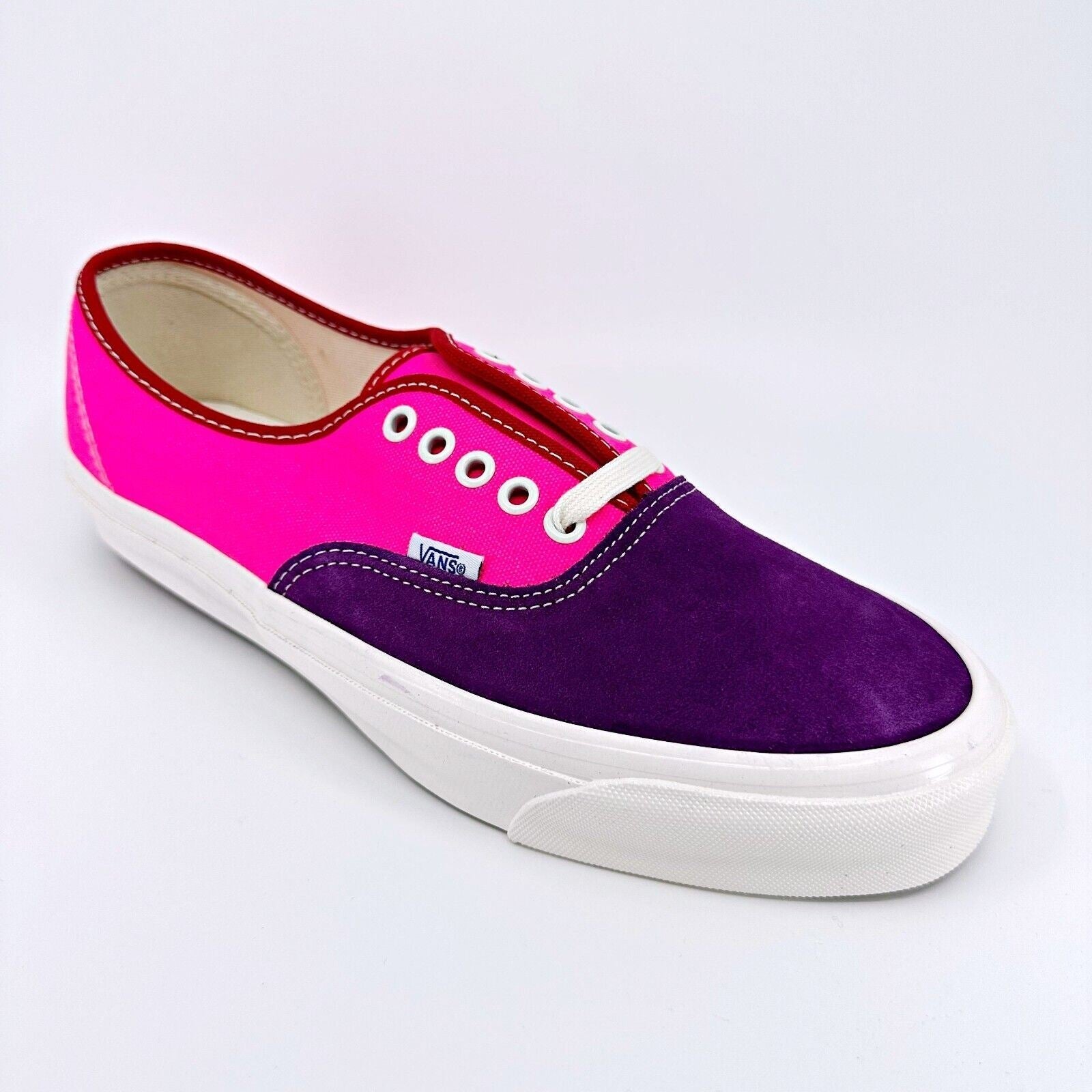 Vans Vault OG Authentic LX Grape Juice Pink Mens Suede Canvas Sneakers