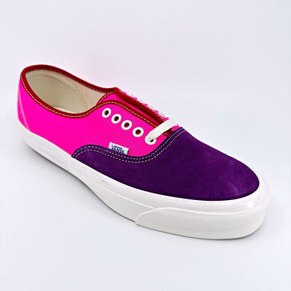 Vans Vault OG Authentic LX Grape Juice Pink Mens Suede Canvas Sneakers