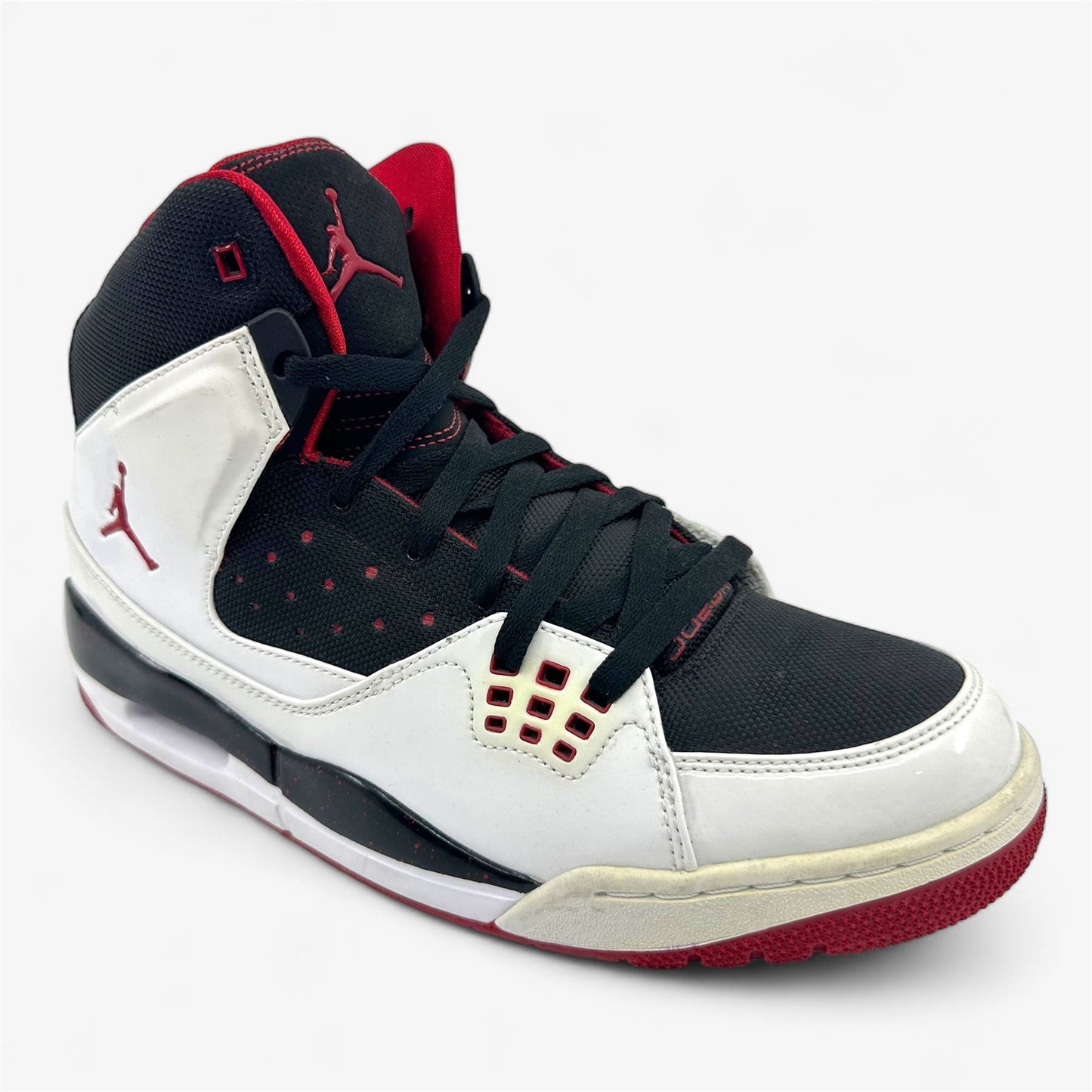 Jordan SC-1 White Gym Red Black Mens Athletic Sneaker