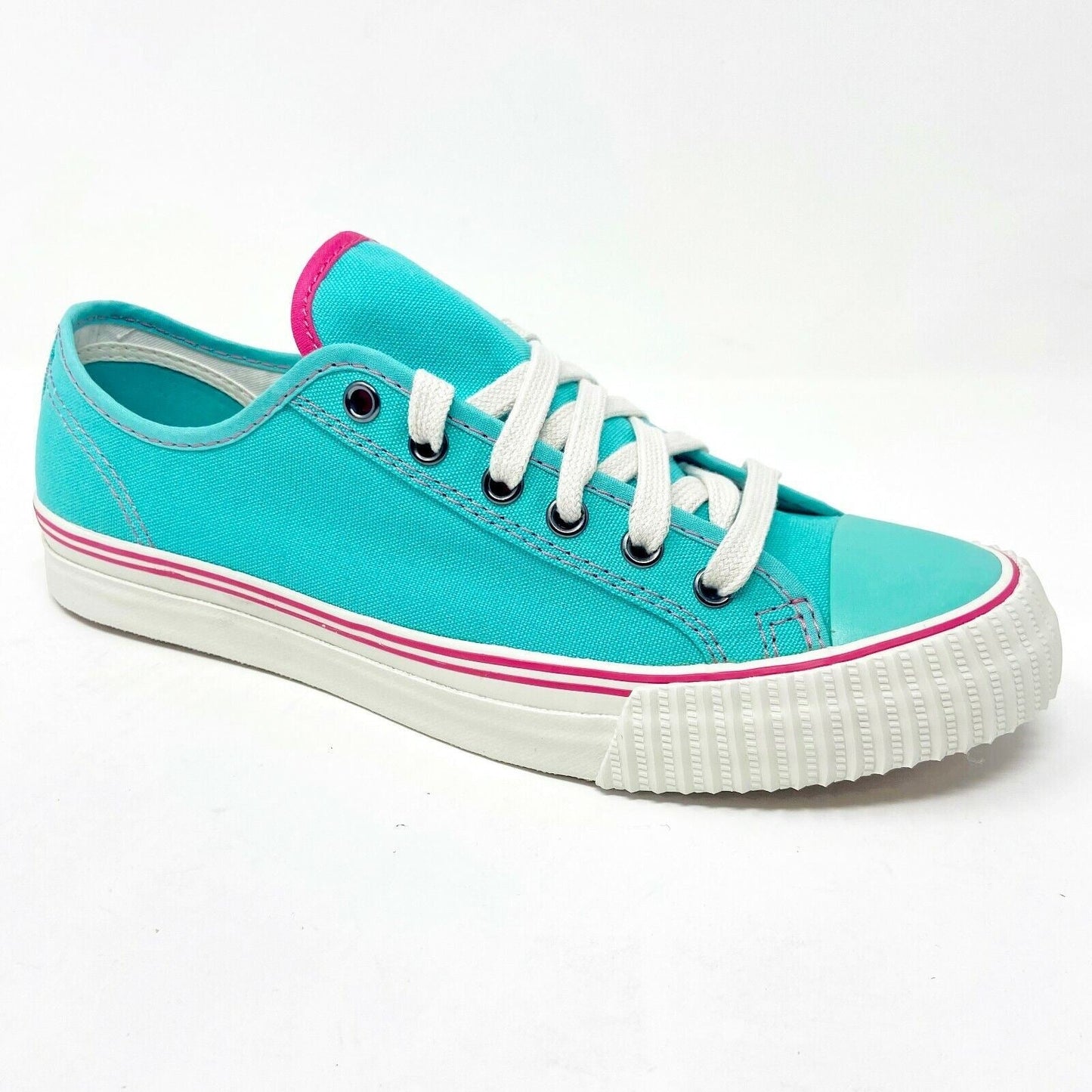PF Flyers Center Lo Riess Teal White Mens Retro Shoe Sneakers PM11CL2E