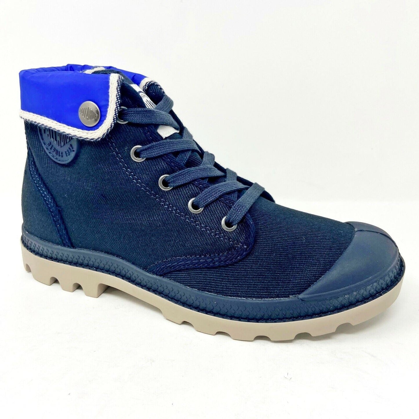Palladium Hi Sock TFL F Navy Blue Womens Combat Boots 93610 400
