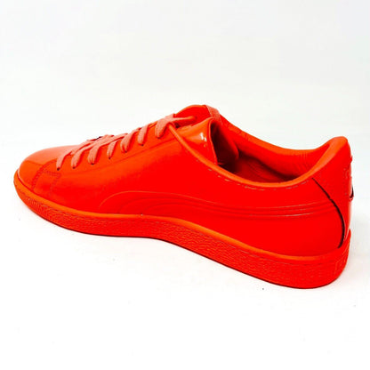 Puma Basket Classic Patent Emboss Red Blast Mens Casual Shoes 362035 01